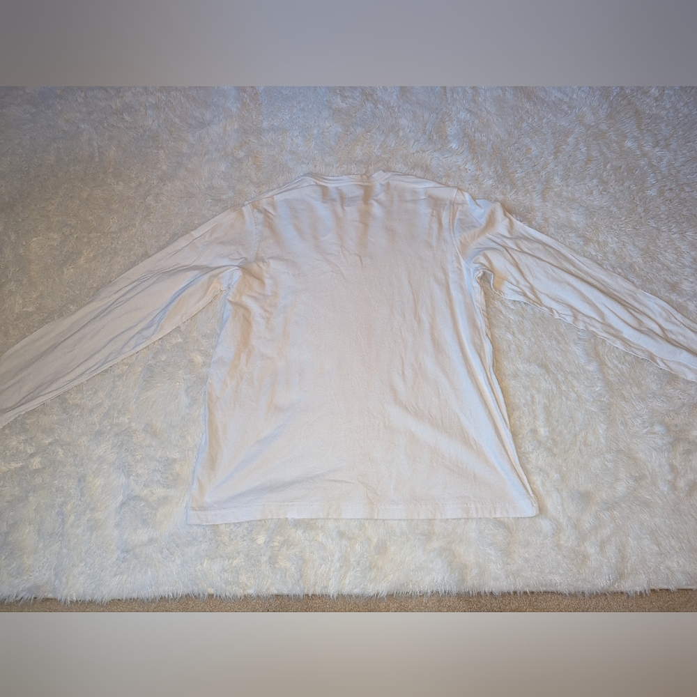 George Men's white long sleeve t-shirt - Picture 10 of 11